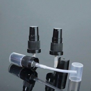 18mm明確な帽子が付いている18/410の工場価格の黒のプラスチック ローションのスプレー ポンプ