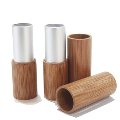 環境に優しい12.1mmの口紅の管の空の容器のタケ化粧品