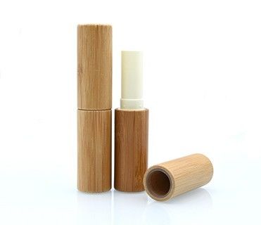 5g口紅の管の自然なタケ化粧品の包装のリップ・クリームの容器構成するため