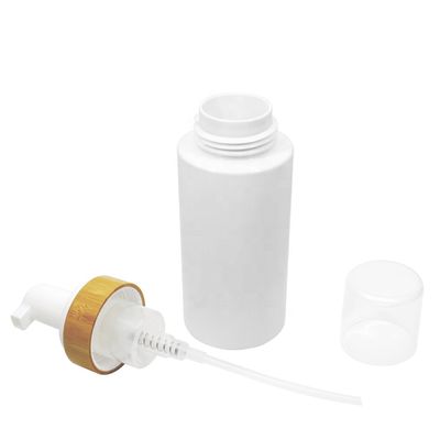 Envoironmetに適するびんのためのタケが付いている化粧品43mmの液体石鹸の泡ポンプ