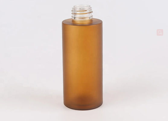 タケ ローション ポンプを搭載するこはく色の曇らされたシャンプーのガラス ビン100ml 150ml 200ml