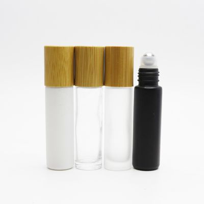 ガラス精油のびんの5ml 10mlのタケ化粧品ロールはカスタマイズされて香りをつける