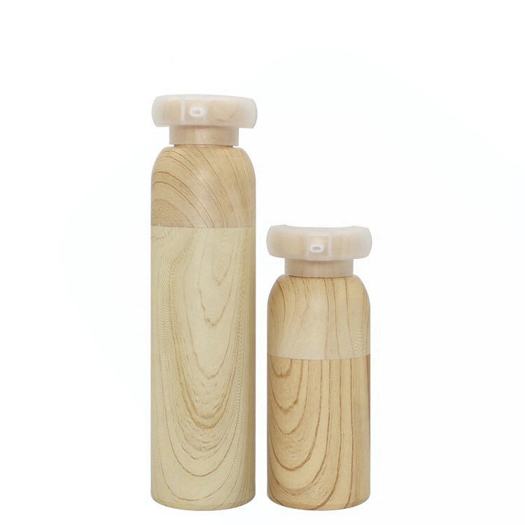 新製品プラスチック化粧品ポンプびんのタケ空気のないびん15ml 30ml 40ml 50ml
